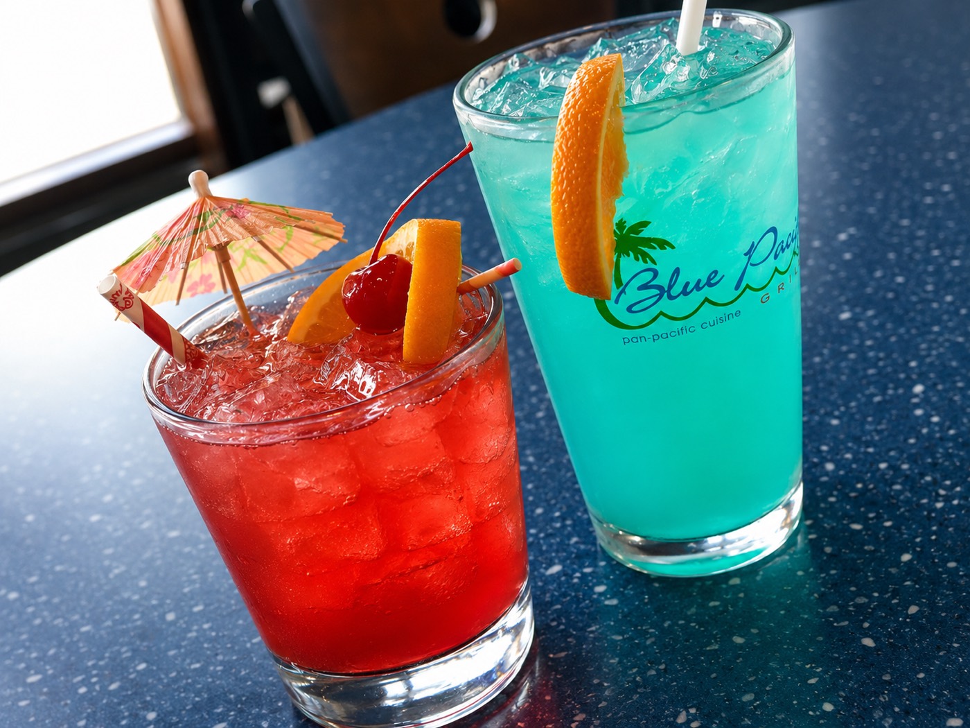 Blue Pacific cocktails